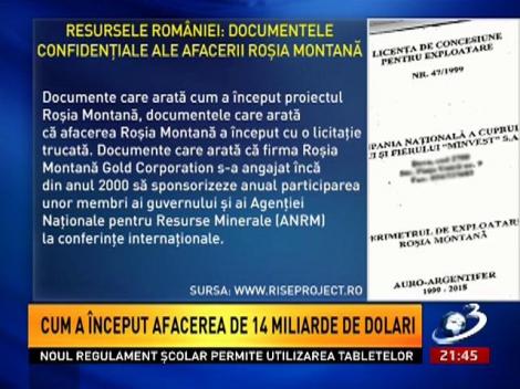 Cum a început afacerea de 14 miliarde de dolari de la Roşia Montană