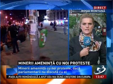 Minerii ameninţă cu noi proteste