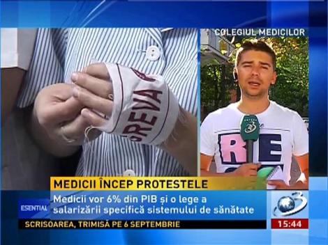Medicii încep protestele