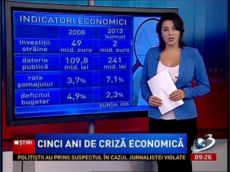 Cum a evoluat economia în cei 5 ani de criză