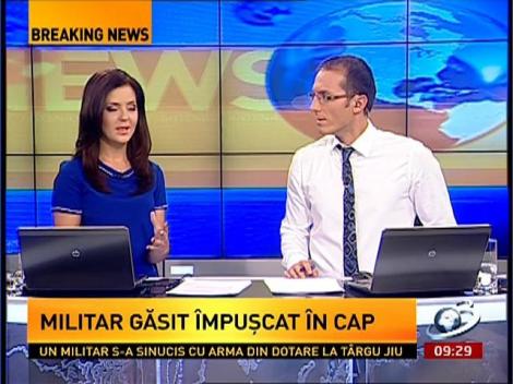 Un militar din Târgu-Jiu s-a împuşcat în cap