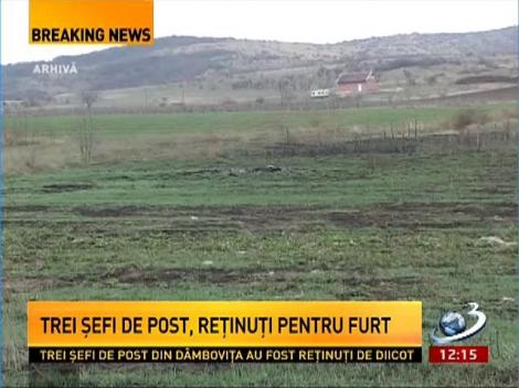 Trei şefi de post, reţinuţi pentru furt