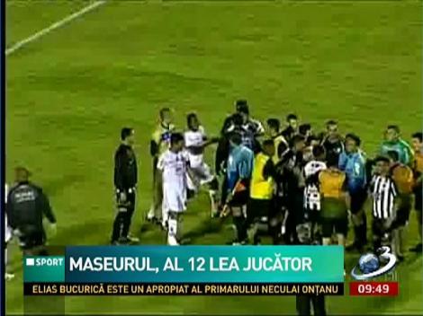 Maseurul, al 12 lea jucator. Si-a salvat echipa intr-un moment critic