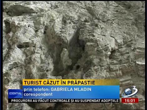 Turist căzut în prăpastie