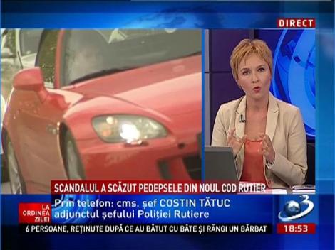 Scandalul a scăzut penalizările din noul Cod rutier. Cea mai mare amendă: 9.600 de lei