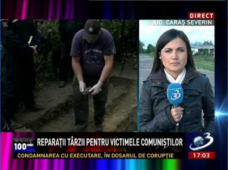 Încă o victimă a comuniştilor deshumată