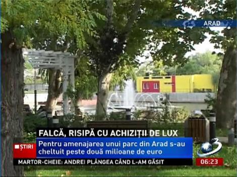 Un parc din Arad poate fi comparat cu celebrele spaţii verzi din Londra sau Berlin. Pentru amenjarea lui s-au cheltuit peste 2 milioane de euro