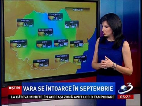 Vara se întoarce în septembrie