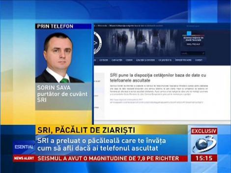 SRI a preluat o păcăleală care te învaţă cum să afli dacă ai telefonul ascultat