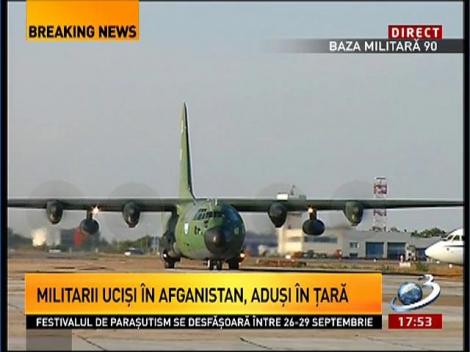 100 de Minute: Militarii uciși în Afganistan, aduși în țară
