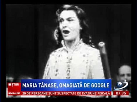 Ggogle sărbătoreşte prin schimbarea logo-ului 100 de ani de la naşterea Mariei Tănase