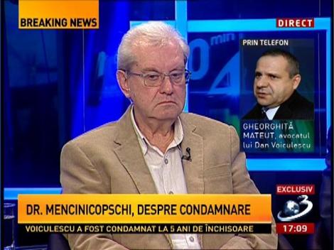 Gheorghiţă Mateuţ: Nu am întâlnit nici măcar prezumţii