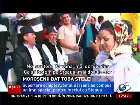 Au făcut spectacol în tribune! Galeria echipei Avântul Bărsana a bătut galeria stelistă la originalitate și talent.