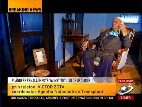 Plângere penală împotriva Institutului de Urologie,acuzați că l-au favorizați pe Arșinel