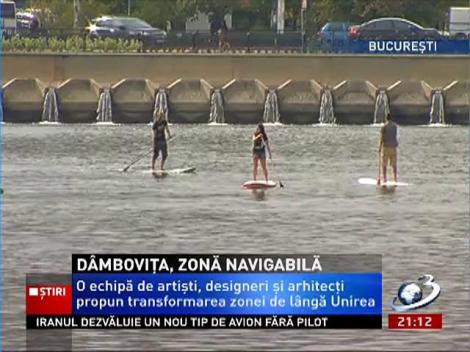 O parte din râul Dâmboviţa ar putea fi transformat într-un loc de agrement unic în Bucureşti