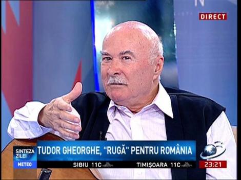 Sinteza Zilei: Tudor Gheorghe are România în suflet oriunde merge