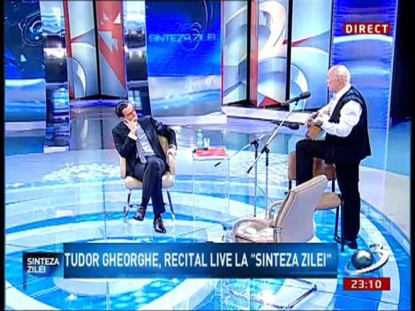 Tudor Gheorghe, cu ochii în lacrimi interpretând o melodie pentru toate mamele