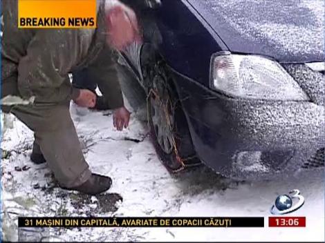 Ninsori şi ploi abundente în toată ţara