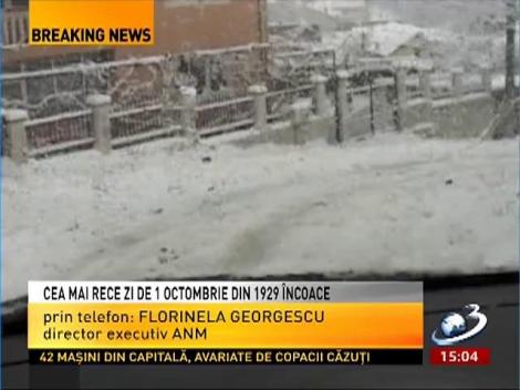 Record de frig în Bucureşti. Cea mai rece zi de 1 octombrie din 1929 până în prezent