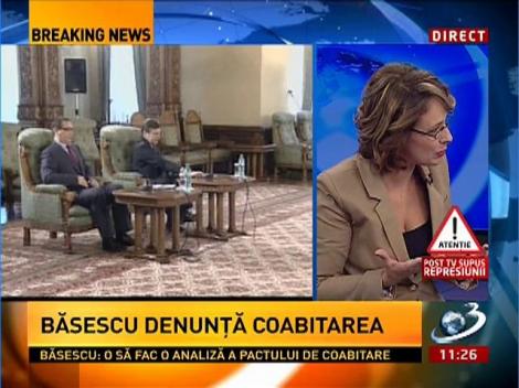 Băsescu ar putea denunţa coabitarea: O să fac o analiză