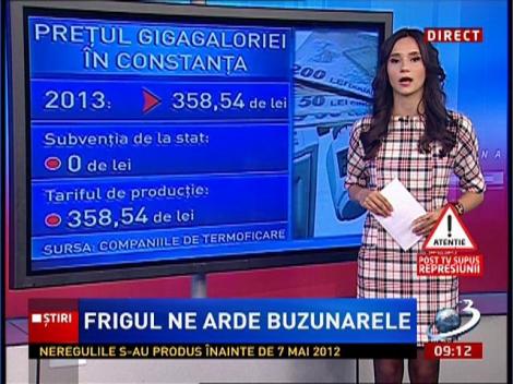 Frigul ne arde buzunarele