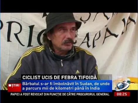 Ciclist român mort de febră tifoidă