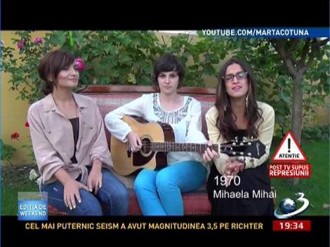 Evoluţia muzicii româneşti, cântată de trei tinere din Timişoara