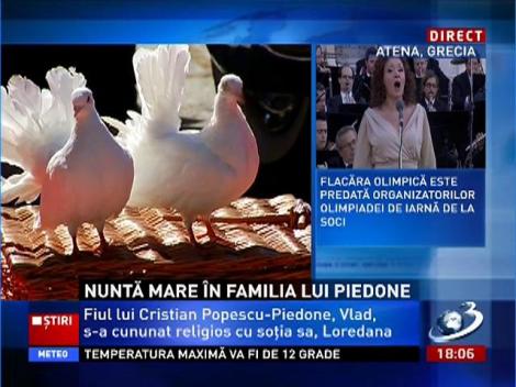 Nuntă mare în familia lui Piedone