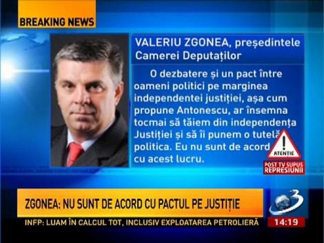 Cătălin Ivan: Un pact de justiţie nu are viitor