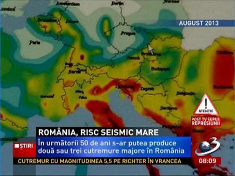 România, risc seismic mare