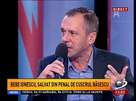 Sinteza Zilei: Bebe Ionescu, salvat din penal de cuscrul Băsescu