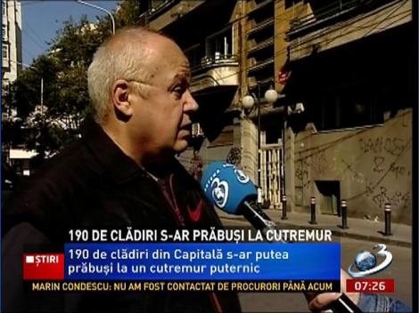 Aproximativ 200 de clădiri din Capitală, &icirc;n pericol de prăbuşire. Iată zonele vulnerabile &icirc;n caz unui cutremur puternic