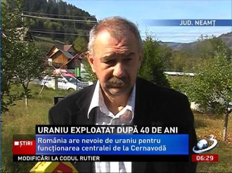 Mina de uraniu din judeţul Neamţ, redeschisă după 40 de ani