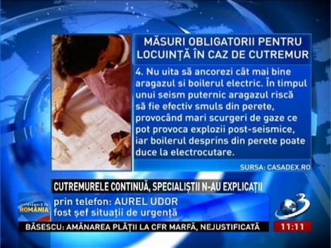 Aurel Udor, fost şef situaţii de urgenţă: Ar fi necesar un exerciţiu, populaţia nu poate fi luată prin surprindere