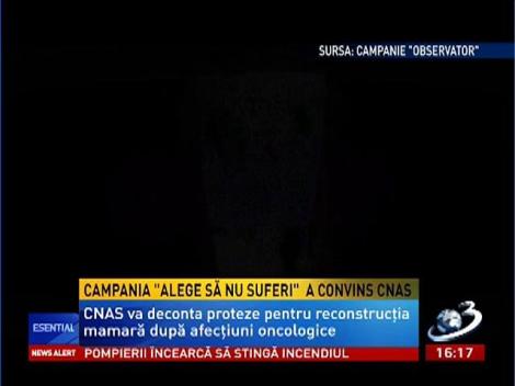 Campania "Alege să nu suferi" a convins CNAS