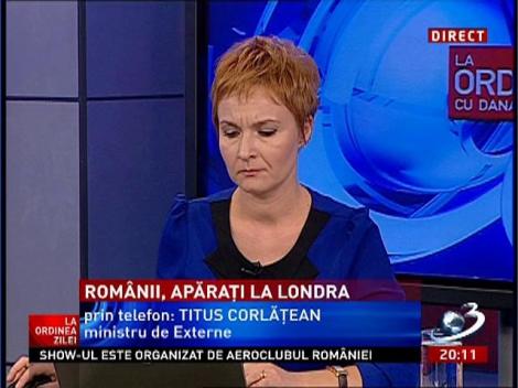 Românii, apăraţi la Londra