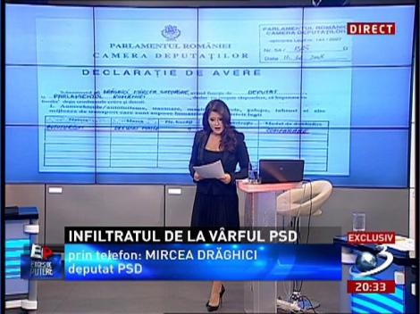 Mircea Drăghici: Trăiesc din salariul de parlamentar