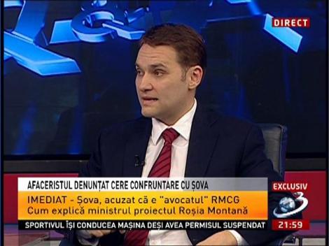 Dan Şova: Cel care a venit la mine nu este domnul din poză