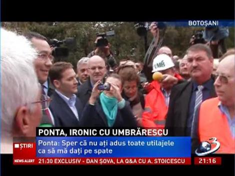 Ponta, ironic cu Umbrărescu
