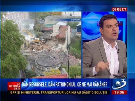 Radu Tudor, despre demolarea caselor de patrimoniu: E mai mult decât un sentiment de revoltă