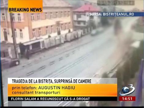 imagini şocante! Tragedia de la Bistriţa, surprinsă de camere