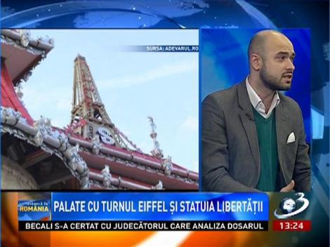 Romii din Hunedoara au palate cu Turnul Eiffel şi Statuia Libertăţii