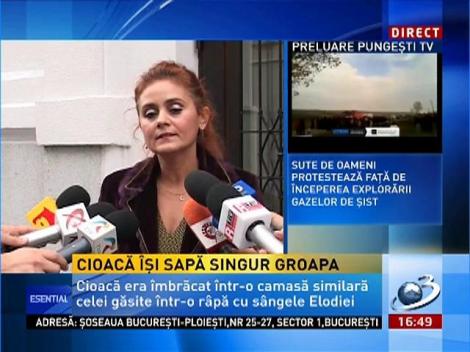 Uniforma lui Cioacă a fost găsită într-o râpă cu sângele Elodiei