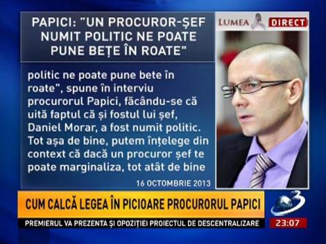Sinteza Zilei: Papici explică cum a decurs instrumentarea dosarului referendumului