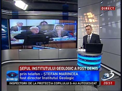 Ştefan Marincea, despre demiterea sa: Motivul scris m-a şocat