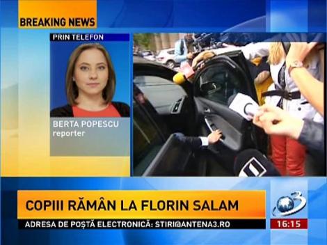 Copiii lui Salam vor rămâne în custodia sa