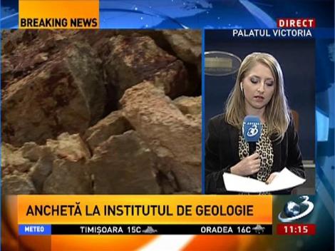 De ce a fost demis directorul Institutului Geologic Român. Ce acuzaţii îi aduce Guvernul lui Ştefan Marincea