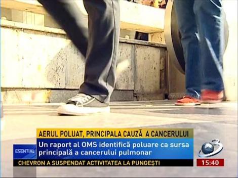 Poluarea aerului este principalul factor cauzator de cancer