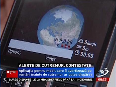 Aplicaţia pentru iPhone care avertizează asupra seismelor ar putea dispărea