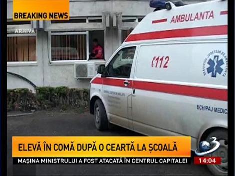 Elevă în comă după o ceartă la şcoală